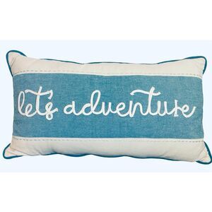 Let’s Adventure 3D Decorative Throw Pillow